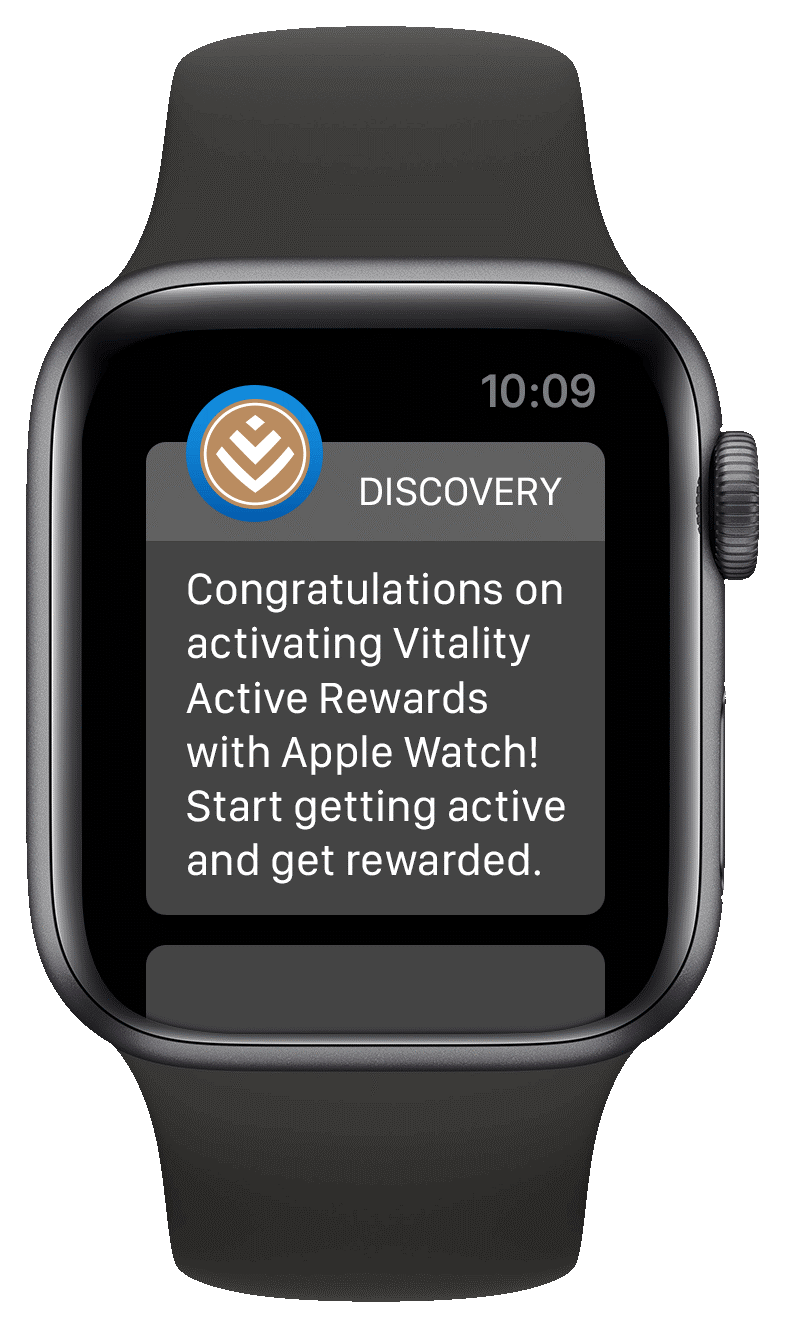 Connect apple watch to hot sale vitality